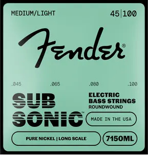 Fender SubSonic 7150 Pure Nickel Bass Strings .045-.100