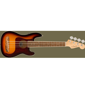 Fender Fullerton Precision Bass Elecyro Ukulele - 3 Colour Sunburst