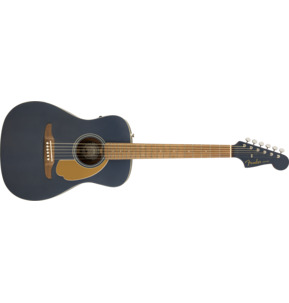 Fender California Malibu Player Midnight Satin Short Scale Electro Acoustic Guitar