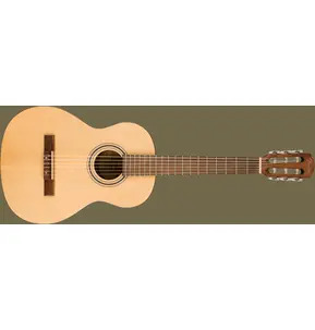 Fender CN-30 Nylon, Walnut Fingerboard, Natural Classical Guitar - Includ Gig Bag