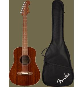 Fender California Mini Redondo Acoustic Guitar In Surf Green - Incl Gig bag,