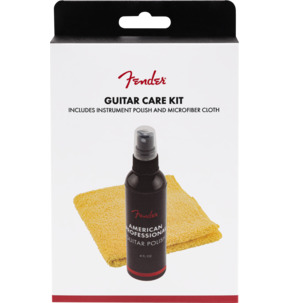 Fender Guitar Care Kit - Includes Instrument Polish & Microfibre Cloth