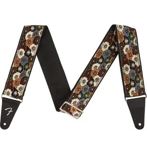 Fender Wild Bloom Strap, Brown, 2