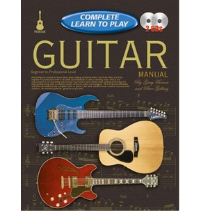 Complete Learn to Play Guitar Manual Book & 2 CDs Beginner to Professional Level