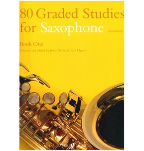 80 Graded Studies For Saxophone Book One