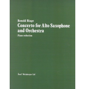 Concerto for Alto Saxophone & Piano Reduction