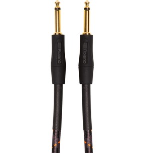 Roland's RIC-G10 Gold Series Instrument Cable 10ft/3m - Straight 1/4-inch connectors