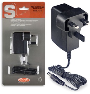 Stagg Reverse polarity 9-volt / 1.7 A AC adapter for Effect Pedals