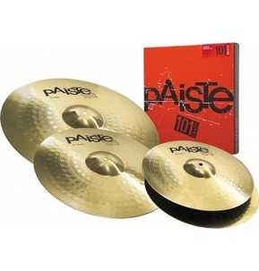 Paiste 101 Cymbal Set. 14 Inch Hi-Hats, 16 Inch Crash, 20 Inch Ride