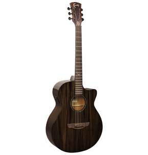 Faith Nexus FPVCK Venus OM Copper Black All Solid Electro Acoustic Guitar & Case