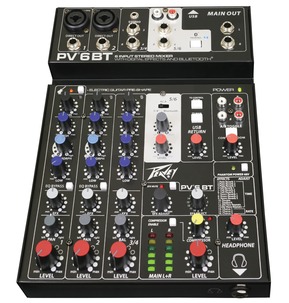 Peavey PV 6 - 6 Input Stereo Mixer