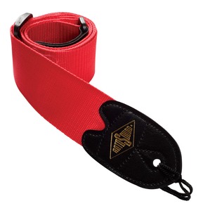 Rotosound STR2 High Quality Strap With Leather Ends - Red