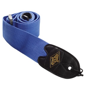 Rotosound STR3 High Quality Strap With Leather Ends - Blue