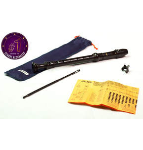 Aulos 303 Descant Recorder Supplied in Blue Case