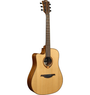 Lag Tramontane 118 TL118DCE Dreadnought Natural Left-Handed Electro Acoustic Guitar