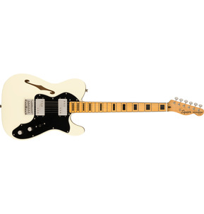 Fender Squier Classic Vibe '70s Telecaster Thinline Olympic White Electric Guitar 