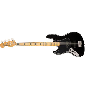 Fender Squier Classic Vibe '70s Jazz Bass Black Left-Handed Electric Bass Guitar