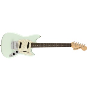 Fender American Performer Mustang, Satin Sonic Blue, Rosewood