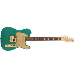 Fender Squier 40th Anniversary Gold Edition Telecaster Sherwood Green Metallic Electric Guitar 