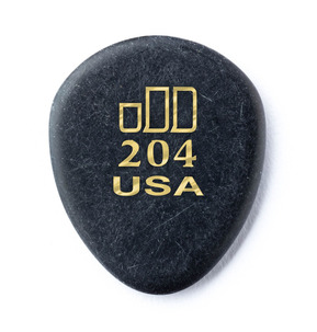 Dunlop Jazztone 204 Polycarbonate Round Tip 2.00mm Guitar Pick - Pack of 6