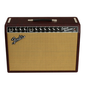 Fender American Vintage Bordeaux Blues '65 Deluxe Reverb Valve 1x12 Electric Guitar Amplifier Combo 