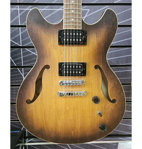 Ibanez AS53 Semi-Hollow Electric Guitar Tobacco & Gig Bag Second Hand