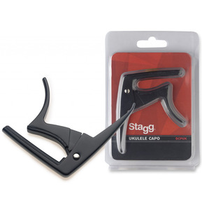 Stagg Ukulele Capo Matt Black