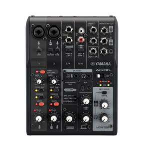 Yamaha AG06MK2 Live Streaming Mixer - Black