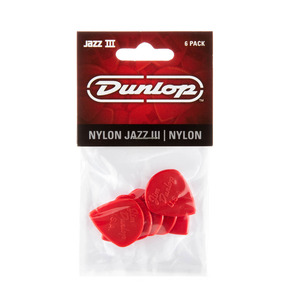 Dunlop Jazz III 1.38mm Guitar Pick - 6 Pack