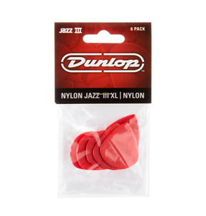 Dunlop Nylon Jazz III XL 1.38mm Guitar Pick - Pack of 6