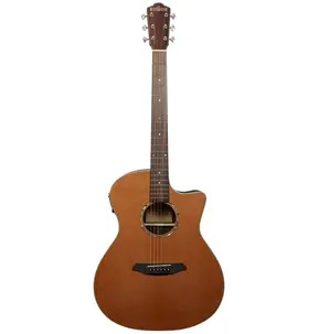 Rathbone No.3 Electro Acoustic Guitar - Cedar/Ebony Electro Cutaway
