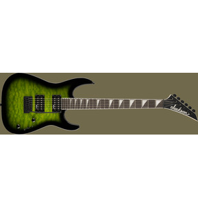 Jackson JS Series Dinky JS20 DKQ 2PT Electric Guitar Trans Green Burst