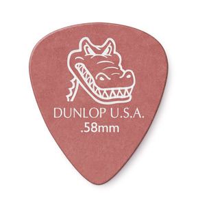 Dunlop Gator Grip Delrex .58mm Guitar Pick - Pack of 12