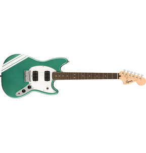 Fender Squier Bullet Competition Mustang HH Sherwood Green Electric Guitar 