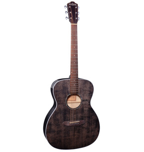 Rathbone No.2 R2SMPBK OM Black Acoustic Guitar