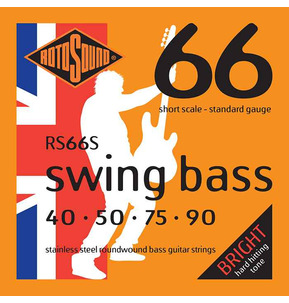 Rotosound RS66S Swing Bass Short Scale 40-90 Bass Guitar Strings