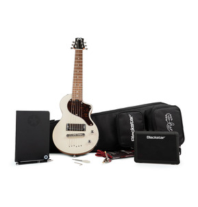 Blackstar Carry-On Vintage White Travel Electric Guitar Deluxe Pack 