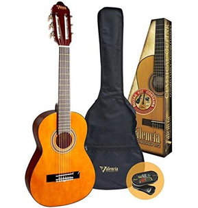 Valencia 100 Series 3/4 Size Nylon Guitar Pack incl Case and tuner