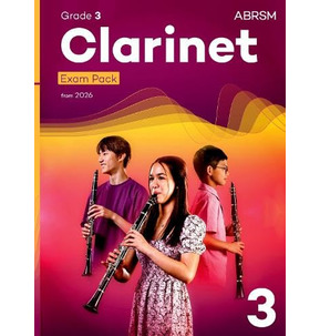 ABRSM Clarinet Exam Pack from 2026 - Various Grades