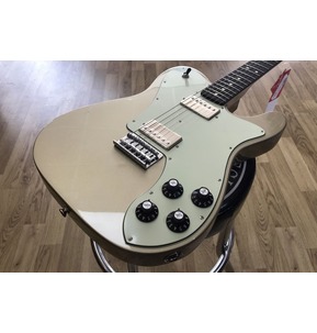 Fender Artist Chris Shiflett Telecaster Shoreline Gold Electric Guitar & Case 