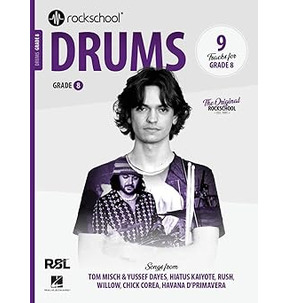  Rockschool: Drums Grade 8 2024+ (Book/Online Audio)