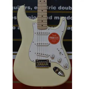 Fender Squier Affinity Series Stratocaster Olympic White Electric Guitar