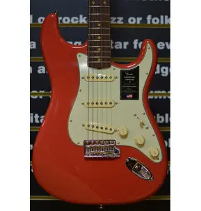 Fender American Vintage II 1961 Stratocaster Fiesta Red Incl Vintage Hard Case - B Stock