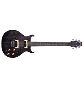 Washburn H10TB Wing Series Hawk Electric Guitar with Gigbag - Trans Black