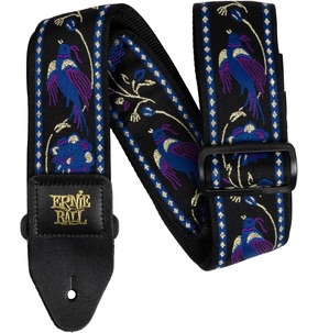 Ernie Ball Jacquard Guitar Strap - Purple Pleasant Pheasant