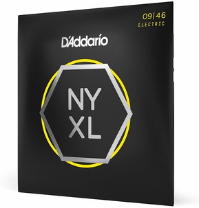 D'Addario NYXL0946 Nickel Wound Electric Guitar Strings, Super Light / Regular, 9-46