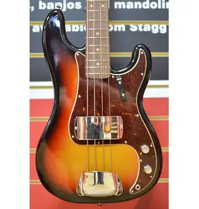 Fender James Jamerson 1962 Precison Bass® - incls Vintage-Style Brown (Orange Interior) Case