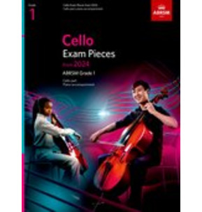 ABRSM Cello Exam Pieces Grade 1 from 2024 - Score & Part