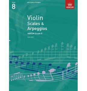 ABRSM Violin Scales and Arpeggios 2012 Grade 8