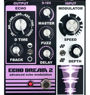Death By Audio Echo Dream 2 Modulating Echo Effects Pedal